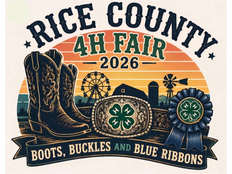 Logo for 2026 Rice County 4-H Fair